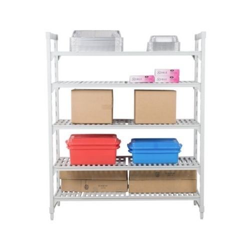 Cambro Camshelving Starter Unit, 5 Shelves, Premium