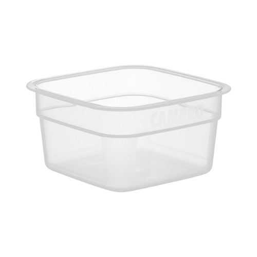 Cambro Polypropylene Storage Container L12.4xW12.4xH6.5cm, 470ML, Translucent, Camsquare Freshpro