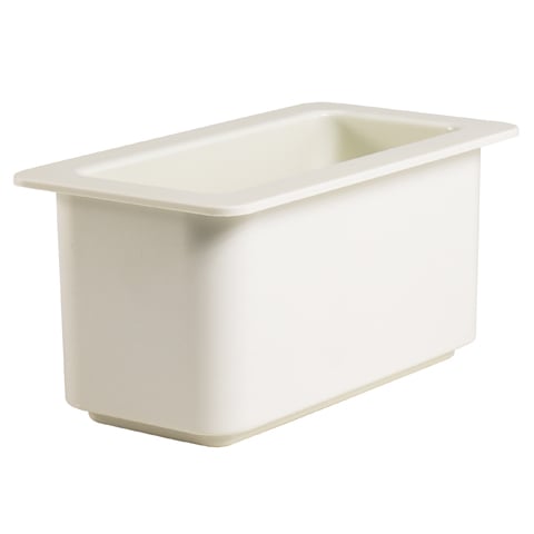 Cambro Coldfest Insulated GN 1/3 Pan x 6", White