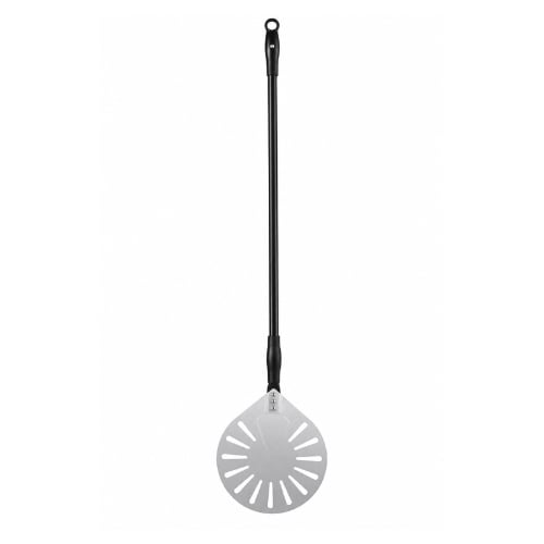 Aluminium Round Perforated Pizza Peel Ø22.8xl120cm