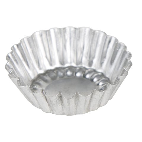 CCK Round Fluted Aluminium Tart Mould #1,Ø75mm