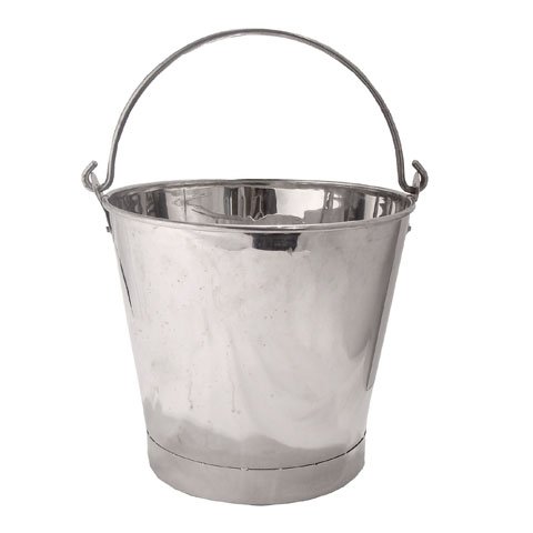 CCK Stainless Steel Water Pail/Bucket - Taped Body Ø13xH11.2"