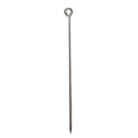CCK Stainless Steel BBQ Charsiew Skewer - S'Pore Style Heavy Duty,1.5mm Thick, 10"