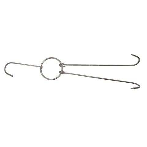 CCK Stainless Steel Roast Duck Ring With 2 Hooks (L)