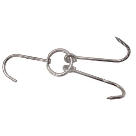 CCK Stainless Steel Roast Piglet Ring With 2 Hooks