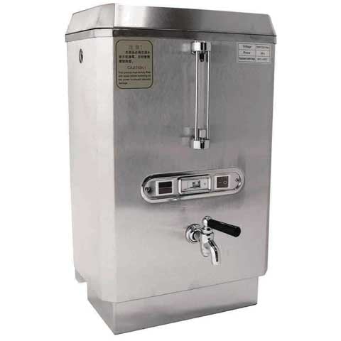 CCK Stainless Steel Electric Water Boiler L38xW24xH73cm, 10Gal, 220V/50Hz/3Kw, Wall-Mounting ==6 Months Warranty==