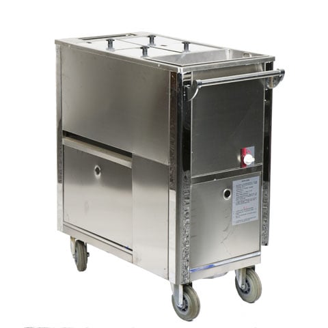 S/S DESSERT CART/TROLLEY 27x17x33", (GAS) CCK