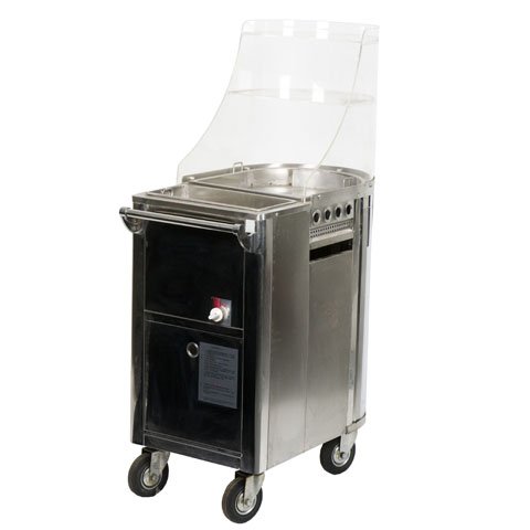 S/S FRIED FOOD CART/TROLLEY 28x17x50", (GAS) CCK