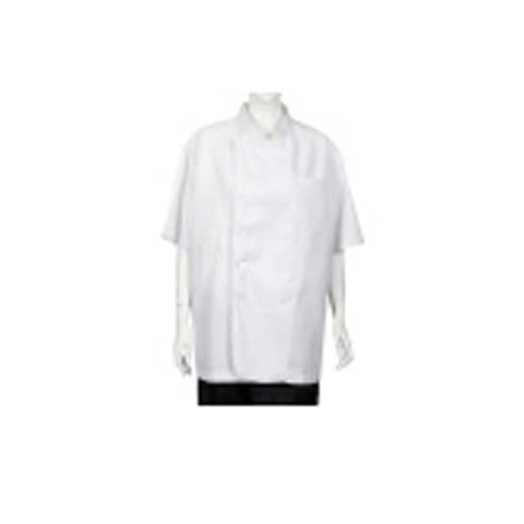 CCK Short Sleeve Chef's Uniform Thin (White Button) XL