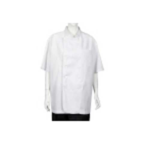 CCK Short Sleeve Chef's Uniform Thin (White Button) XXXL