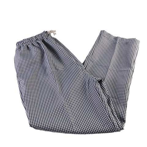 CCK Black/White Checked Chef's Pants, (L)