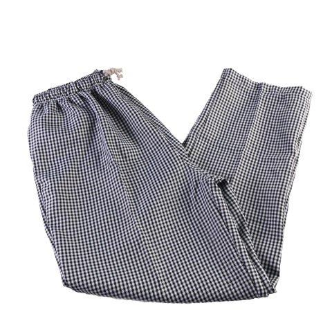 CCK Black/White Checked Chef's Pants, (M)