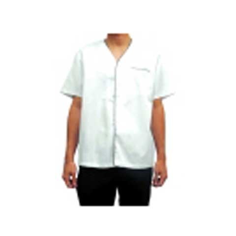 CCK Short Sleeve Chef's Uniform Without Collar, L