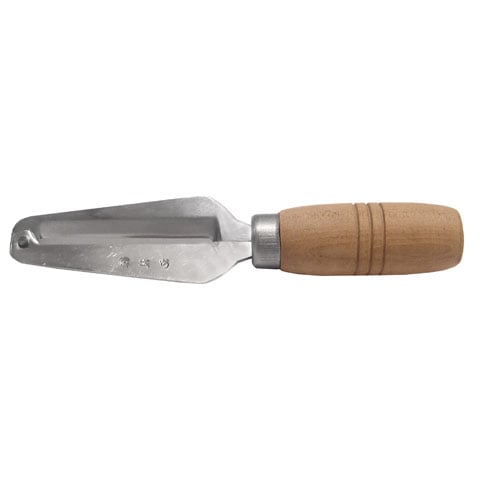 CCK Stainless Steel Peeler With Wooden Handle 6"