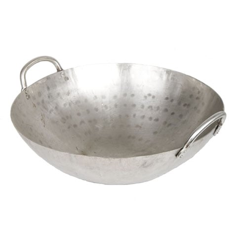 CCK Heavy Duty Stainless Steel Wok 14" (Depth 5"x1.2mm )