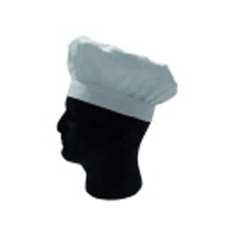 Cotton Chef's Hat With Velco, White, (Free Size)