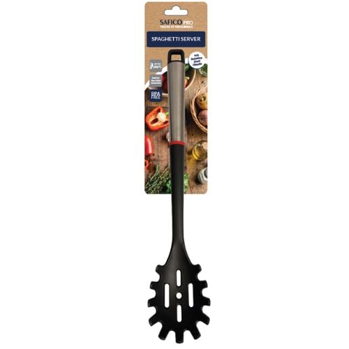 Safico Fibreglass Nylon Spaghetti Server With Stainless Steel Handle L35.5cm BPA Free, Heat Resistant To 200°C