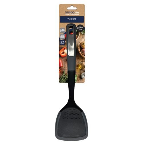 Safico Fibreglass Nylon Turner With Silicone Edge L34.5cm Heat Resistant To 200°C