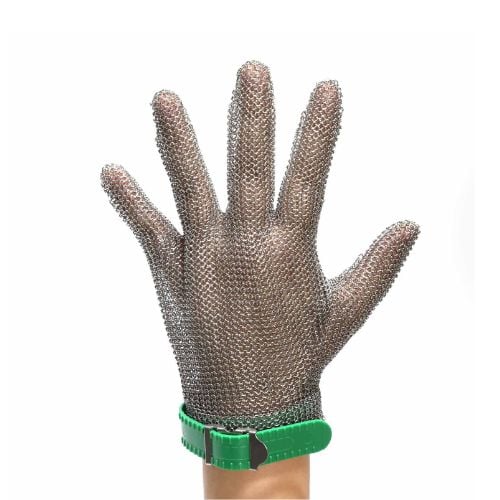 Safico Pro Stainless Steel Protective Glove, XS, Green