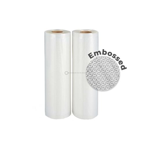 Safico Pro 105 Micron Embossed Vacuum Bag Roll L600Mxw30cm, -40°/+121°C, 2 Rolls/Pack, 12packs/ctn