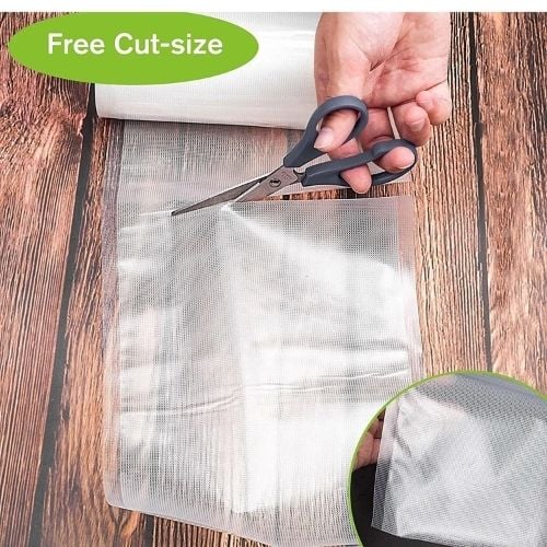 Safico Pro 105 Micron Embossed Vacuum Bag Roll L600Mxw15cm, -40°/+121°C, 2 Rolls/Pack, 18packs/ctn