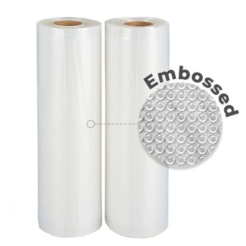 Safico Pro 105 Micron Embossed Vacuum Bag Roll L600Mxw15cm, -40°/+121°C, 2 Rolls/Pack, 18packs/ctn