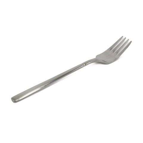 Safico Stainless Steel Dessert Fork L18.4cm, Brushed Metal, Finity (5mm)