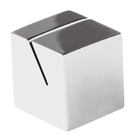 Safico Stainless Steel Square Menu Holder, L2.5xW2.5xH2.5cm, Nickelplated