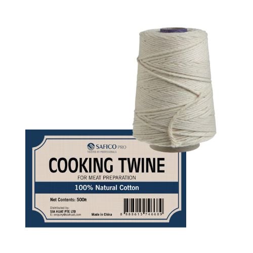 Safico Pro Cotton Food Grade Cooking Twine Cone 500Ft