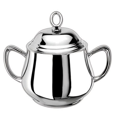 Safico Stainless Steel Sugar Bowl with Cover, 25cl/9Oz, Eminence