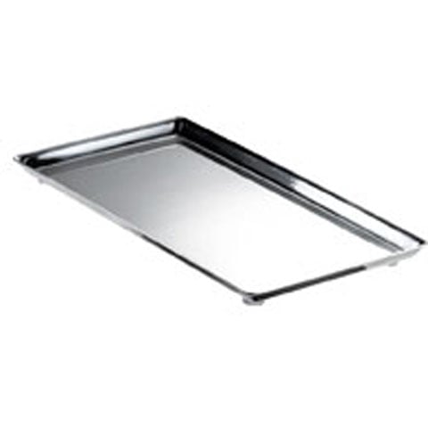 Safico Stainless Steel Rectangle Platter, L20xW10xH1.4cm, Mirror Finish