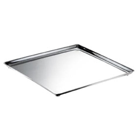Safico Stainless Steel Square Platter, L24xW24xH1.4cm, Mirror Finish