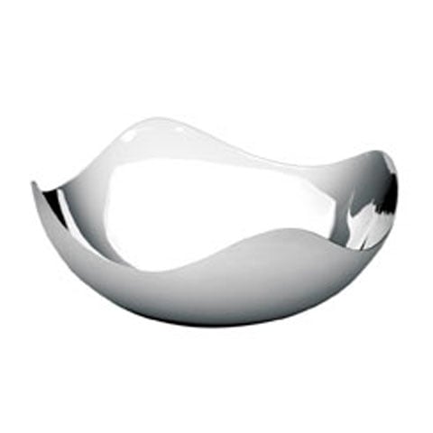 Safico Stainless Steel Flower Shaped Bowl, L33.55xW33.5xH13.1cm, Mirror Finish