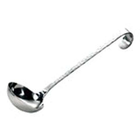 Safico Stainless Steel Punch Bowl Ladle with Hammered Finishing On Handle, Ø8.8x32cm
