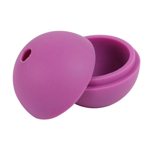 Safico Silicone Ice Ball Mould, Ø7.8cm, 2Pcs/Pkt, Purple