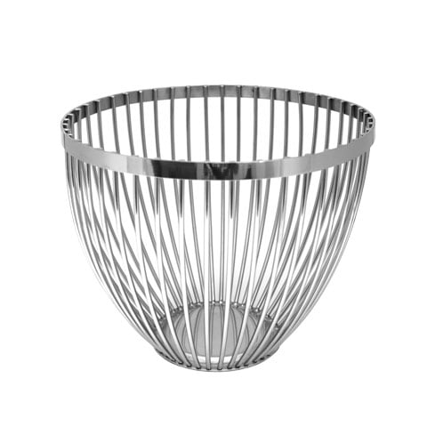 Safico Stainless Steel Wire Basket Ø32xH26cm, Mirror Finish