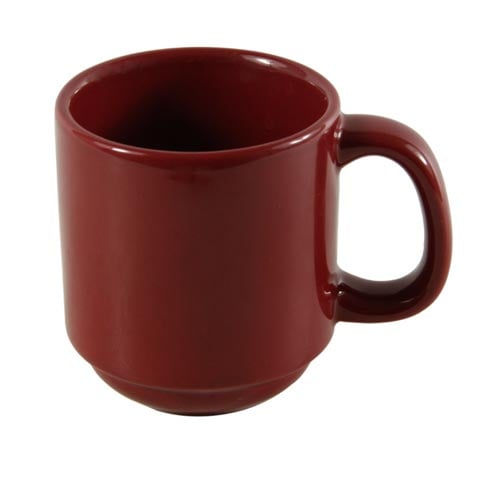 Vertex Stackable Summit Mug, 10oz , Burgundy