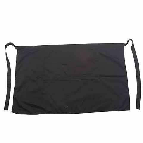 Safico Pro Half Size Apron With 3-Pockets , Black