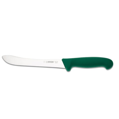 Giesser Skinning/Depilating Knife 18cm, Plastic Handle Green