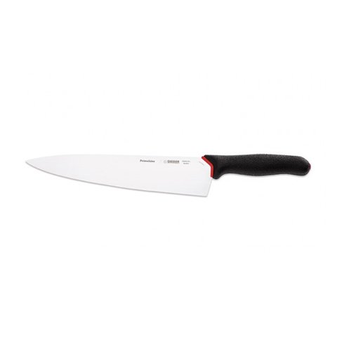 Giesser Chef's Knife Wide Blade 23cm, Plastic Handle Black, Prime Line