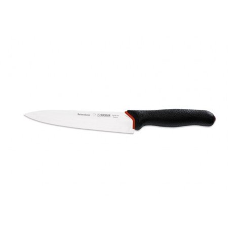 Giesser Cook'S Knife Narrow 18cm, Plastic Handle Black, Prime Line