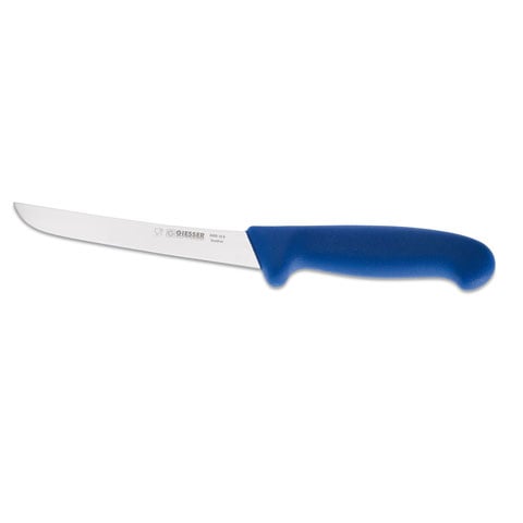 Giesser Boning Knife 15cm, Plastic Handle Blue