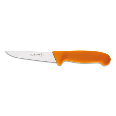 Giesser Sticking Knife 13cm, Plastic Handle Yellow