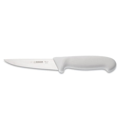 Giesser Sticking Knife 13cm, Plastic Handle White