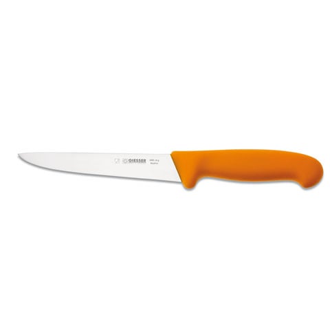 Giesser Sticking Knife 16cm, Plastic Handle Yellow