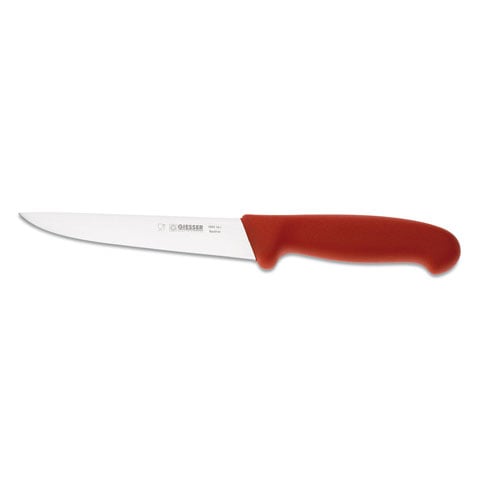 Giesser Sticking Knife 16cm, Plastic Handle Red