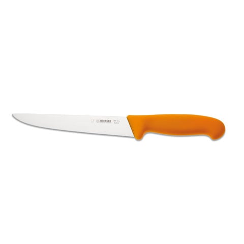 Giesser Sticking Knife 18cm, Plastic Handle Yellow