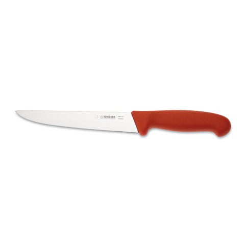 Giesser Sticking Knife 18cm, Plastic Handle Red