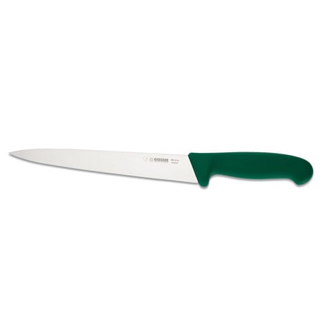 Giesser Sticking Knife 22cm, Plastic Handle Green