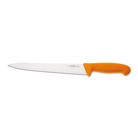 Giesser Sticking Knife 24cm, Plastic Handle Yellow